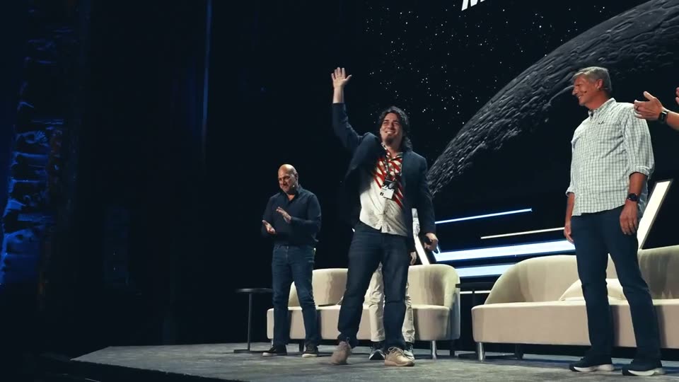 Guests and the Mates on stage